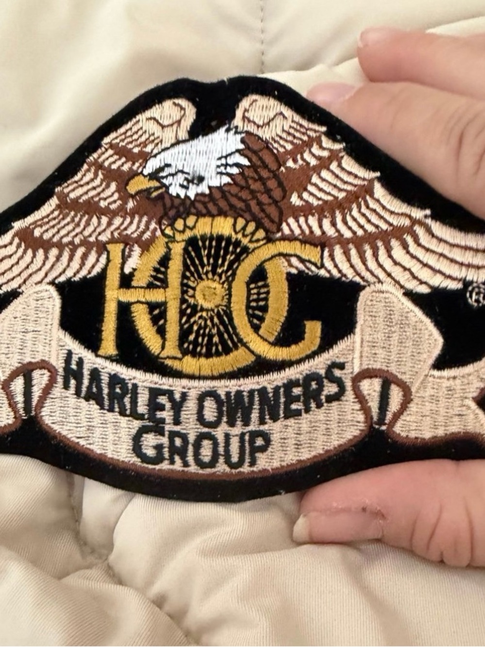 Harley-Davidson Harley Owners Group (H.O.G.) embroidered patch